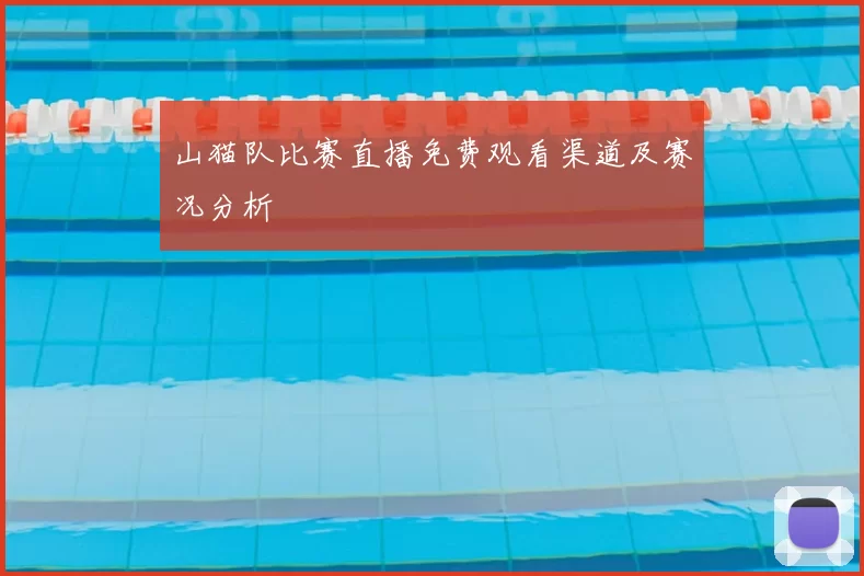 山猫队比赛直播免费观看渠道及赛况分析