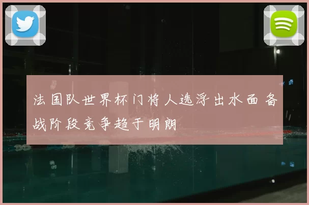 法国队世界杯门将人选浮出水面 备战阶段竞争趋于明朗